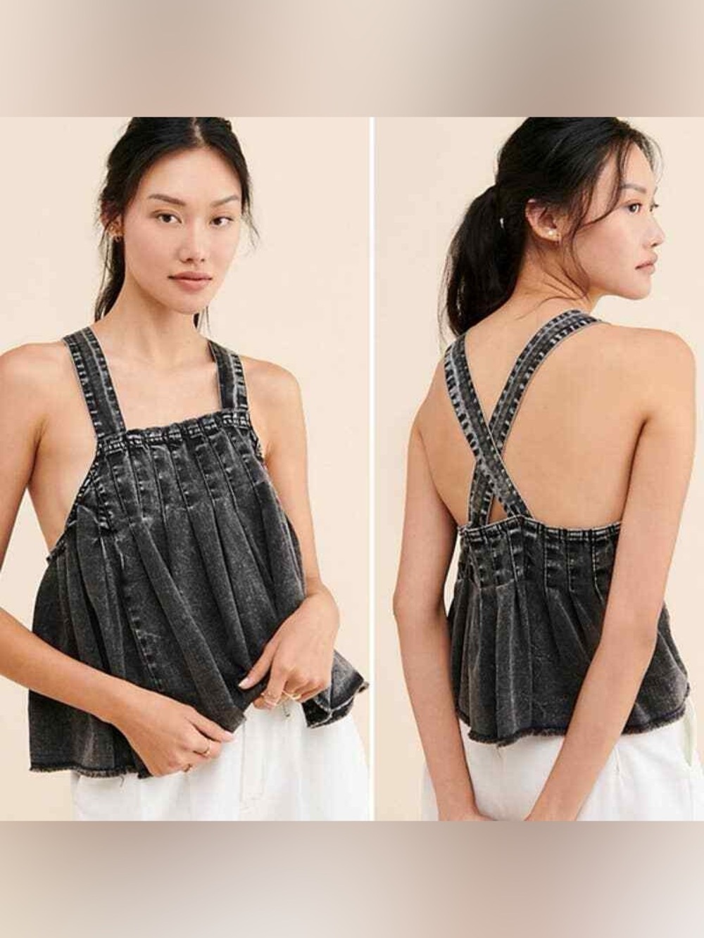 Free People Marina Criss Cross Top NWT